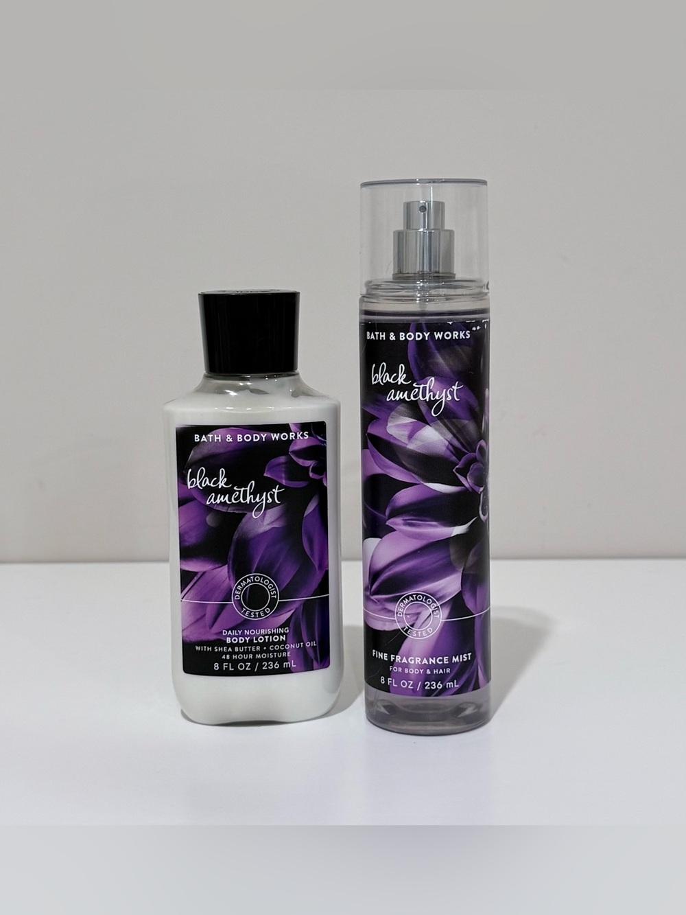 NEW Bath & Body Works Black Amethyst Fragrance Mist & Body Lotion